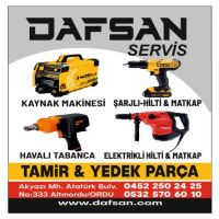 dafsan gazaltı inverter çanta kaynakmakina servis
