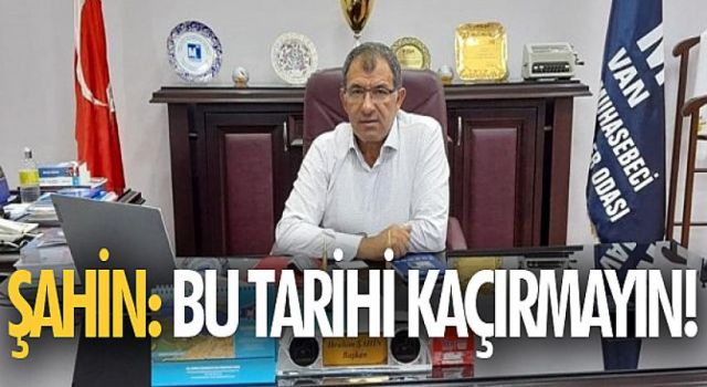 'Bu tarihi kaçırmayın!'