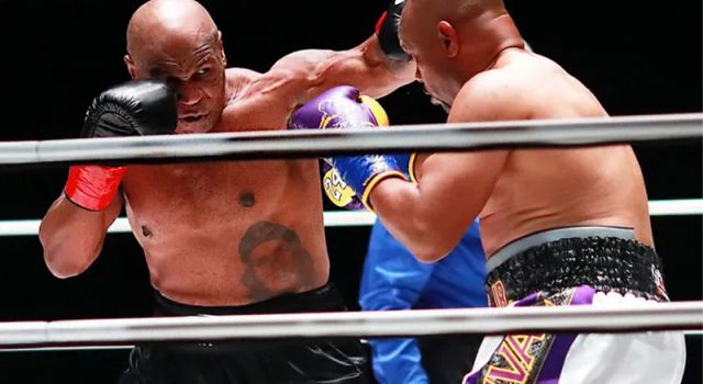 Mike Tyson ve Roy Jones gösteri maçında berabere kaldı