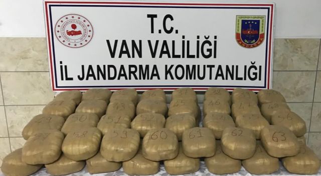 Van'da 66 kilo uyuşturucu yakalandı: 1 gözaltı