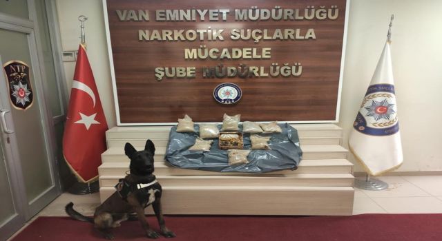 Van'da 7 ton 897 kilo uyuşturucu ele geçirildi
