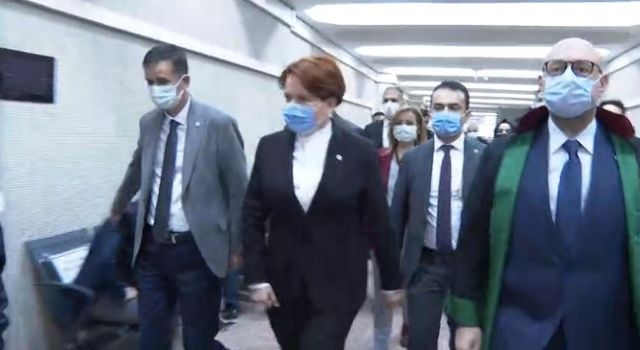 Akşener, YSK'ya hakaret ettiği iddiasıyla ifade verdi