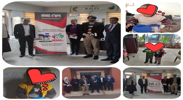 Kilis’te bebek mamaları ihtiyaç sahiplerine ulaştı