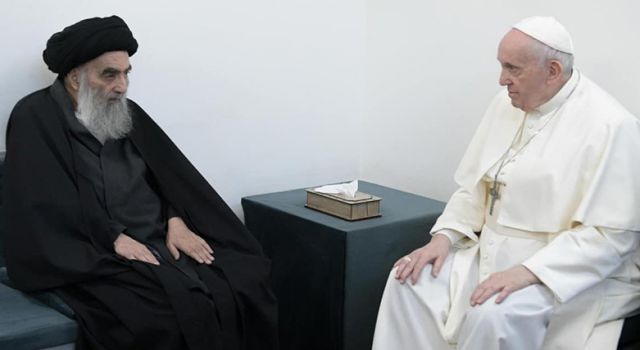 Papa Francis, Ali Sistani’yle görüştü