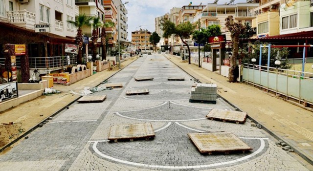 Didim’de ulaşıma yönelik üst yapı çalışmalarına devam