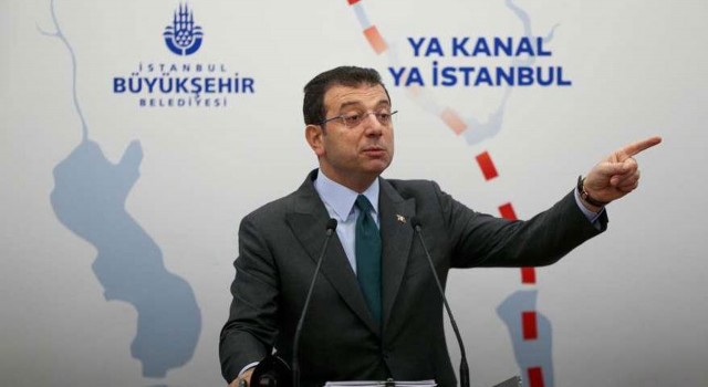 İmamoğlu: ”Kanal İstanbul için ’lay lay lom’a tahammülümüz yok”