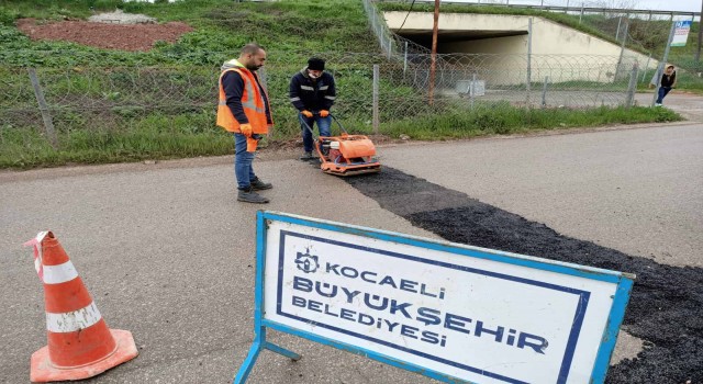Kocaeli’de yol sorunlarına anında müdahale