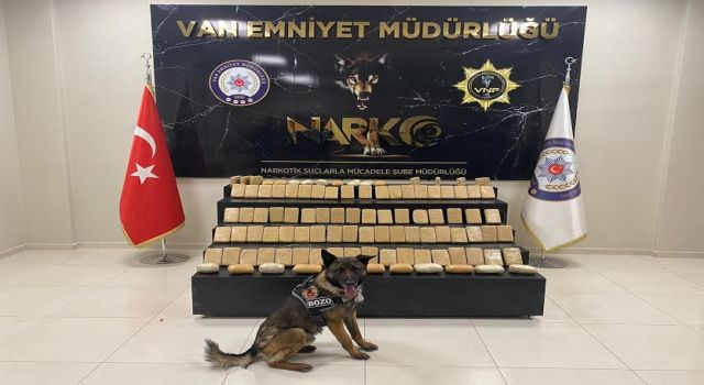 Van'da 100 paket eroin yakalandı, 1 kişi gözaltına alındı