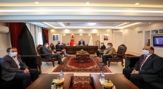 Engelli Dernek Başkanlarından Vali Bilmez'e ziyaret