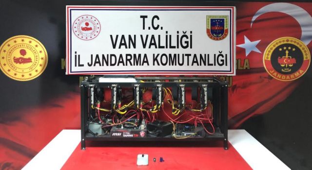 Van'da Kripto Para Üretim Cihazı ele geçirildi