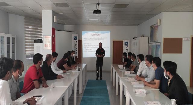 Bitlis'te VEDAŞ personeline ilk yardım eğitimi