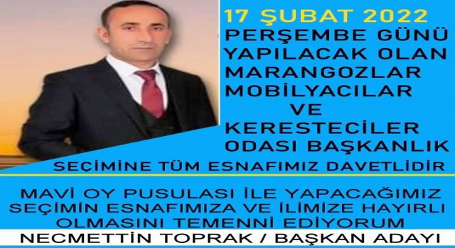 Toprak: Şeffaf ve hesap verilebilir bir yönetim ile esnafımız için çalışacağız