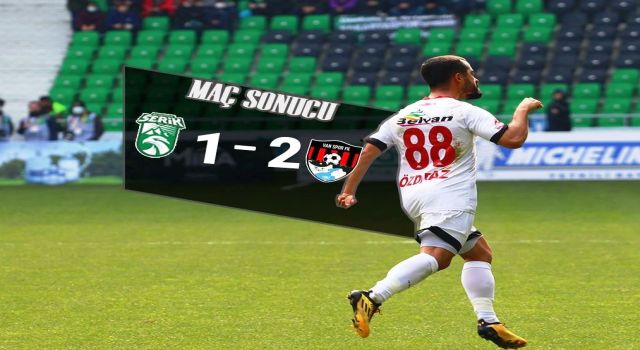 Vanspor deplasmandan 2-1 galip ayrıldı