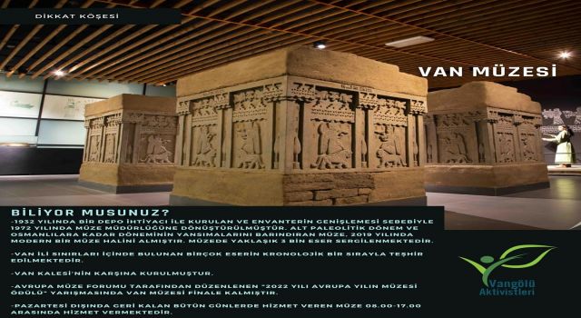 Aktivistlerden Van Müzesi tanıtım çalışması