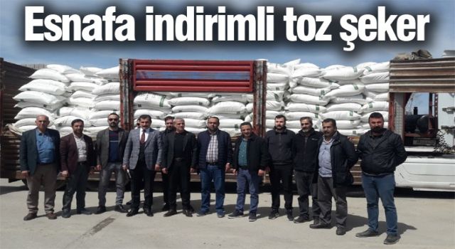 Esnafa indirimli toz şeker desteği