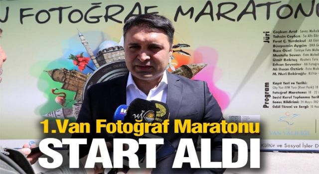 1.Van Fotoğraf Maratonu start aldı
