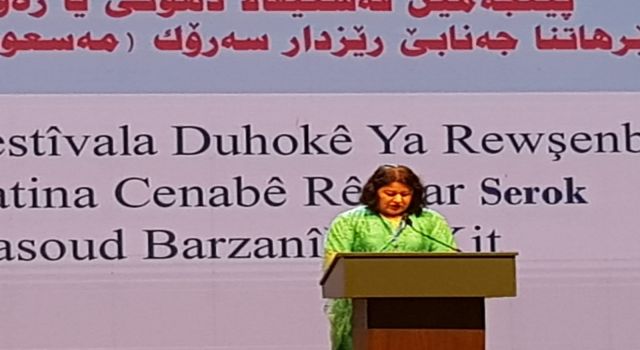 Yazarımız Mülkiye Tekin, Duhok Kültür Festivali'ne katıldı