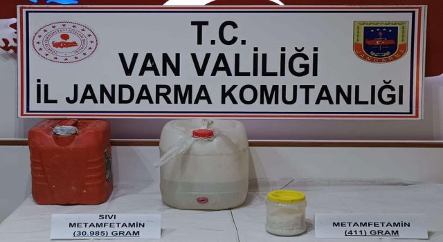 Van'da metamfetamin maddesi ele geçirildi