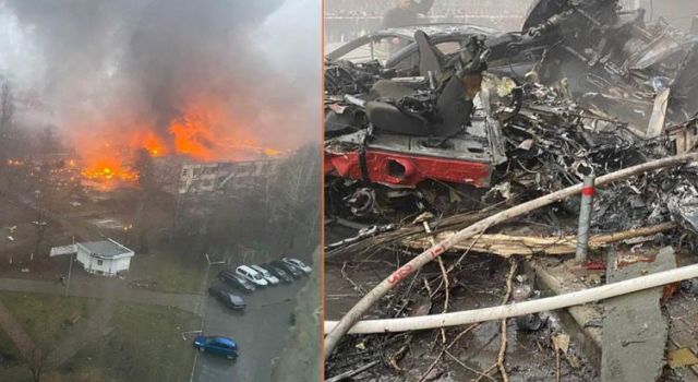 Ukrayna İçişleri Bakanı helikopter kazasında öldü