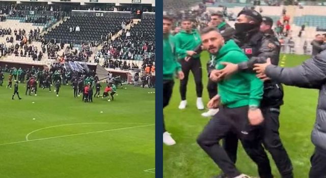 Bursa'da Amedspor'lu futbolculara saldırı