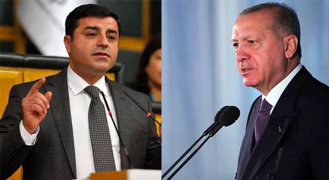 Demirtaş'tan Erdoğan'a: 'Selo, Selo' diye kuyruğuna basılmış kedi gibi miyavlayıp duruyor