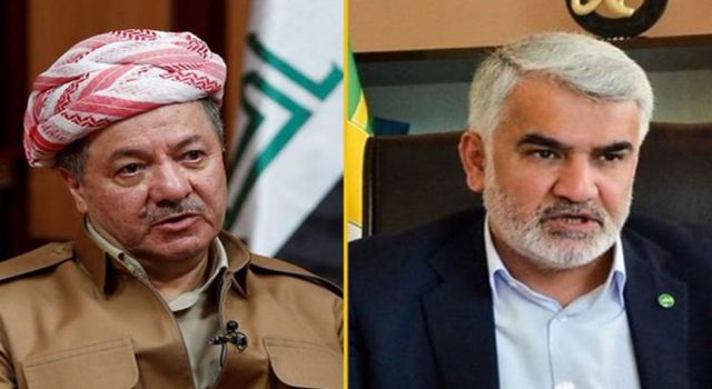 HÜDA PAR Genel Başkanı Yapıcıoğlu, Mesud Barzani ile görüştü