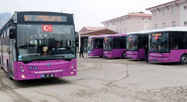 Van'da toplu taşımaya zam