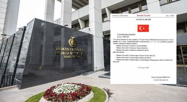 Merkez Bankası başkan yardımcıları görevden alındı