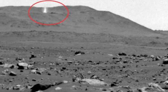 Mars'ta 1,6 metre uzunluğunda toz şeytanı görüntülendi!