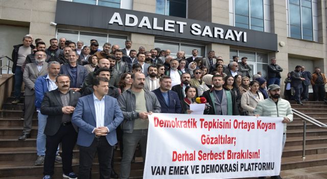 Van'da mazbata protestosu nedeniyle yapılan tutuklamalara tepki açıklaması