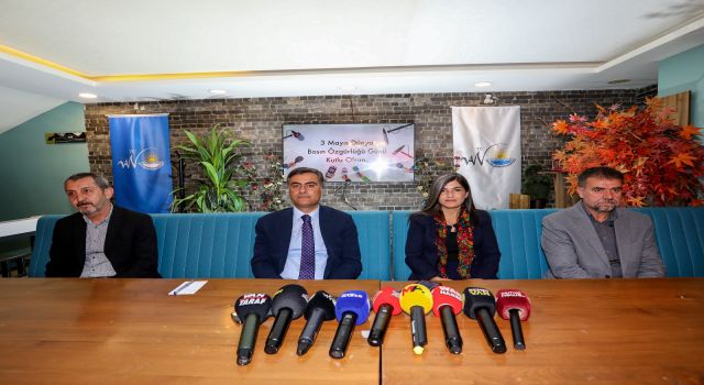 VBB Eş Başkanları Zeydan ve Şedal, basın mensuplarıyla bir araya geldi