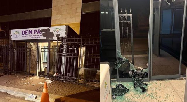 DEM Parti Genel Merkezi’ne saldırı!