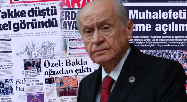 Bahçeli’nin Öcalan “ısrarı” ve Erdoğan çıkışı gazete manşetlerinde