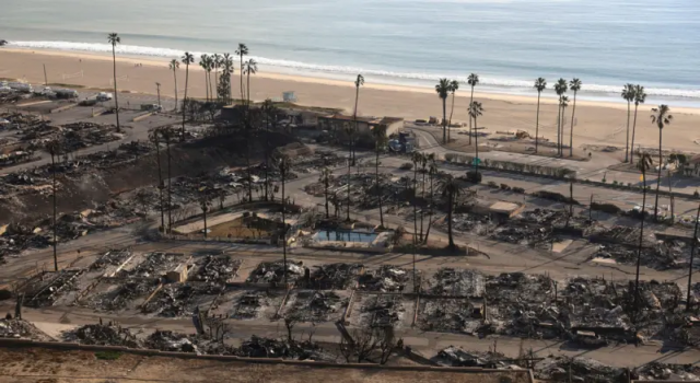 Los Angeles yangını: 10 bin yapı ve yaklaşık 150 km² alan yandı