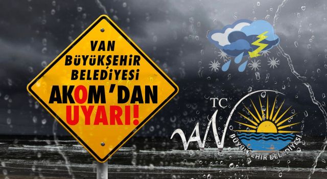 Van için kar yağışı uyarısı