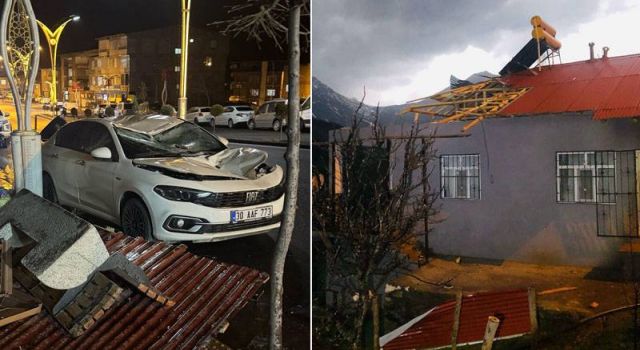 Hakkari’de rüzgar nedeniyle kent genelinde okullar tatil edildi