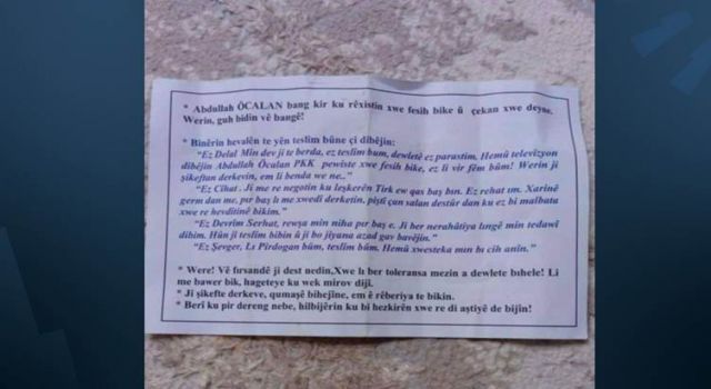 TSK'dan PKK militanlarına hem "iyi niyet" bildirisi hem bomba!