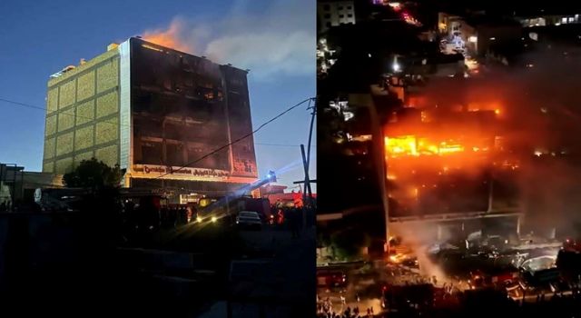 Irak'ta alışveriş merkezinde yangın çıktı: En az 50 ölü