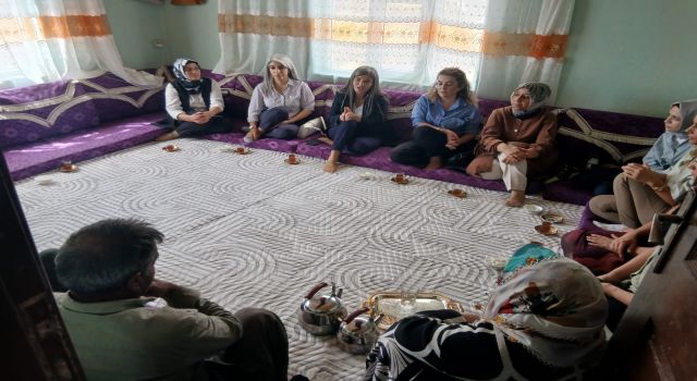 Şiddetle Mücadele Ağı üyeleri Başkale'deydi