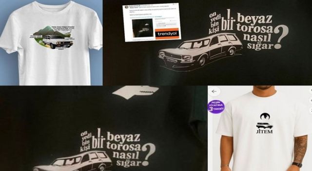 ‘Beyaz Toros’ baskılı tişört satışına suç duyurusu