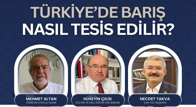 Van TSO'da "Çözüm Süreci" söyleşisi