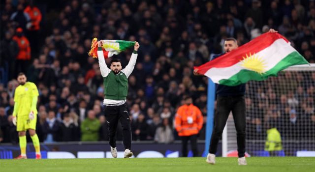 Manchester City-Galatasaray maçında Kürdistan bayrağı açtılar: 17 Mayıs'ta yargılanacaklar
