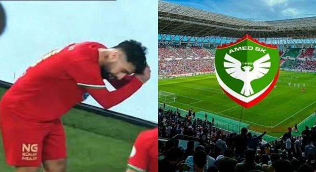 Amedspor'lu Çekdar Orhan'a "saç örgüsü" hareketi nedeniyle ceza verildi