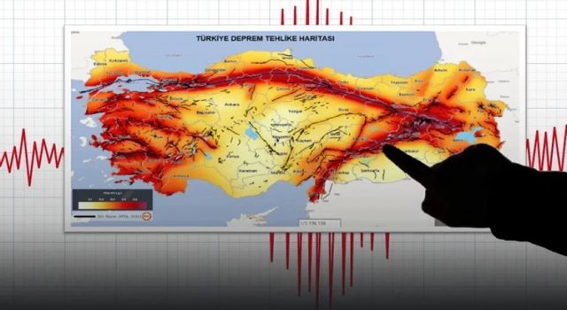 Türkiye'de 5 ili kapsayan bölgede 7 ve üzeri büyüklükte deprem uyarısı