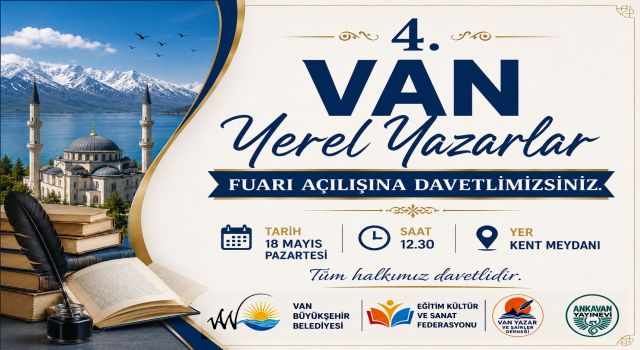 "4. Van Yerel Yazarlar Fuarı" yarın başlıyor