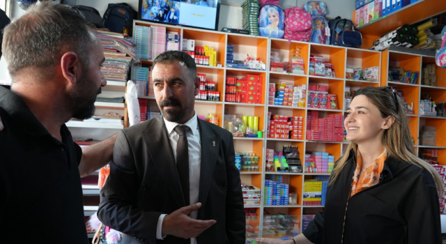 Van TSO Başkan Adayı İrem Bayram, Çaldıran'daydı