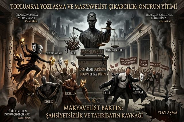MAKYAVELİST ÇIKARCILIK VE ONURUN YİTİMİ