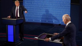"Palyaço", "Putin'in köpeği", "ABD'nin en kötü başkanı": 3 Kasım öncesi Biden ve Trump ilk kez yüz yüze geldi, ekranlar kaosa büründü