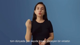 İşitme ve görme engelliler için koronavirüs videosu hazırlandı