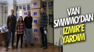 Van SMMMO’dan İzmir’e yardım